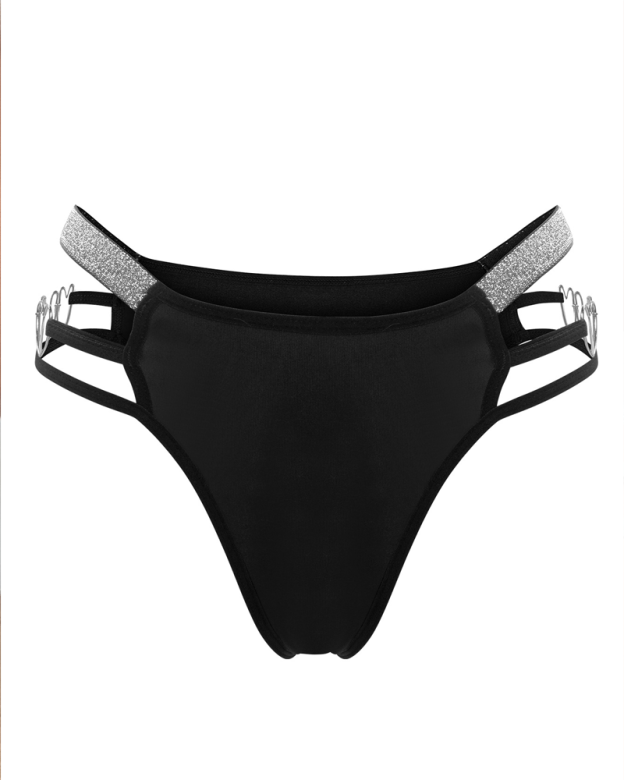 Thin Ribbon Heart-Shaped Multi-Layered Decorative Underwear