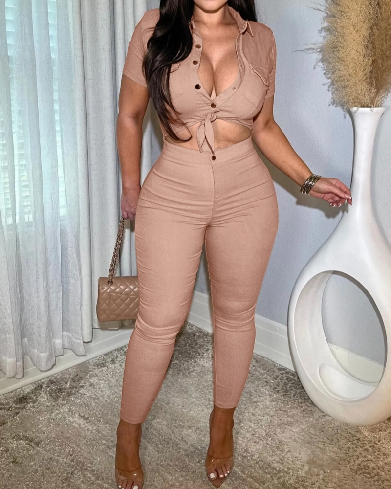 Light Denim Jumpsuit