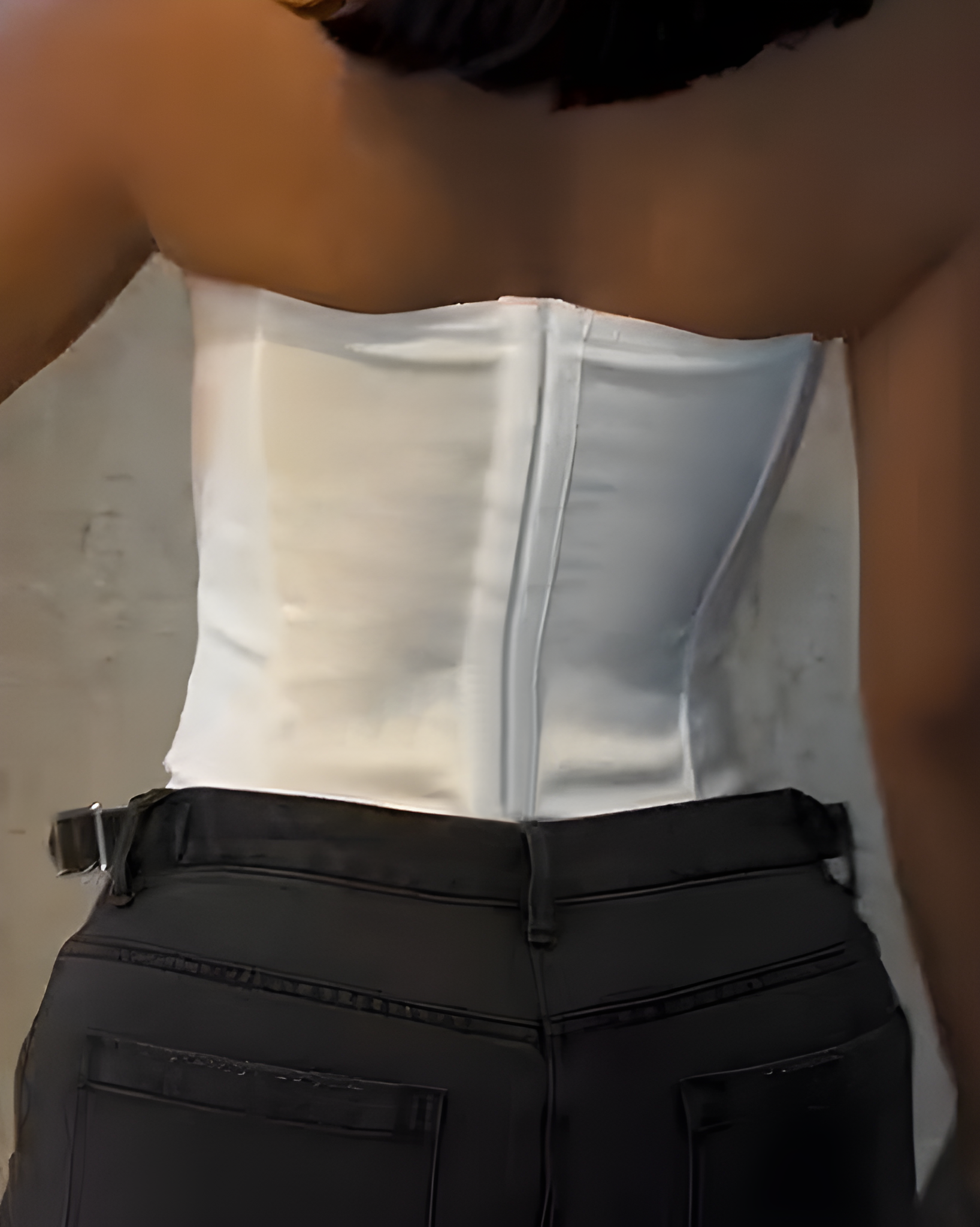 Bandeau Tie Slimming Corset Top-Curvy-Faja