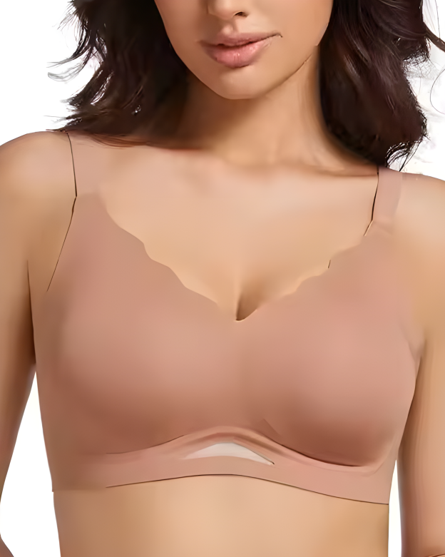 Women's Sheer Mesh Seamless Bra-Curvy-Faja