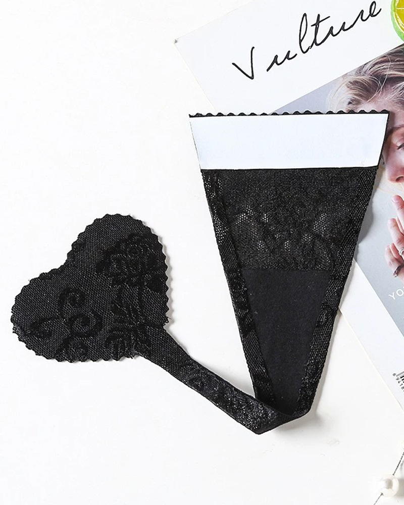 Sexy Reusable Silicone Self-Adhesive T-Back Panties-Curvy-Faja