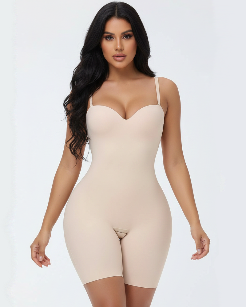 Built-In Bra Shapewear Bodysuit | Tummy Control & Sculpting – CurvyFaja