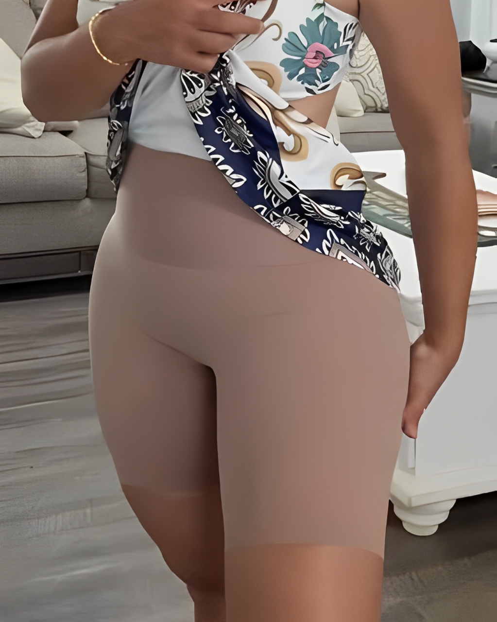 High-Waisted Tummy Sculpting Shaper Shorts