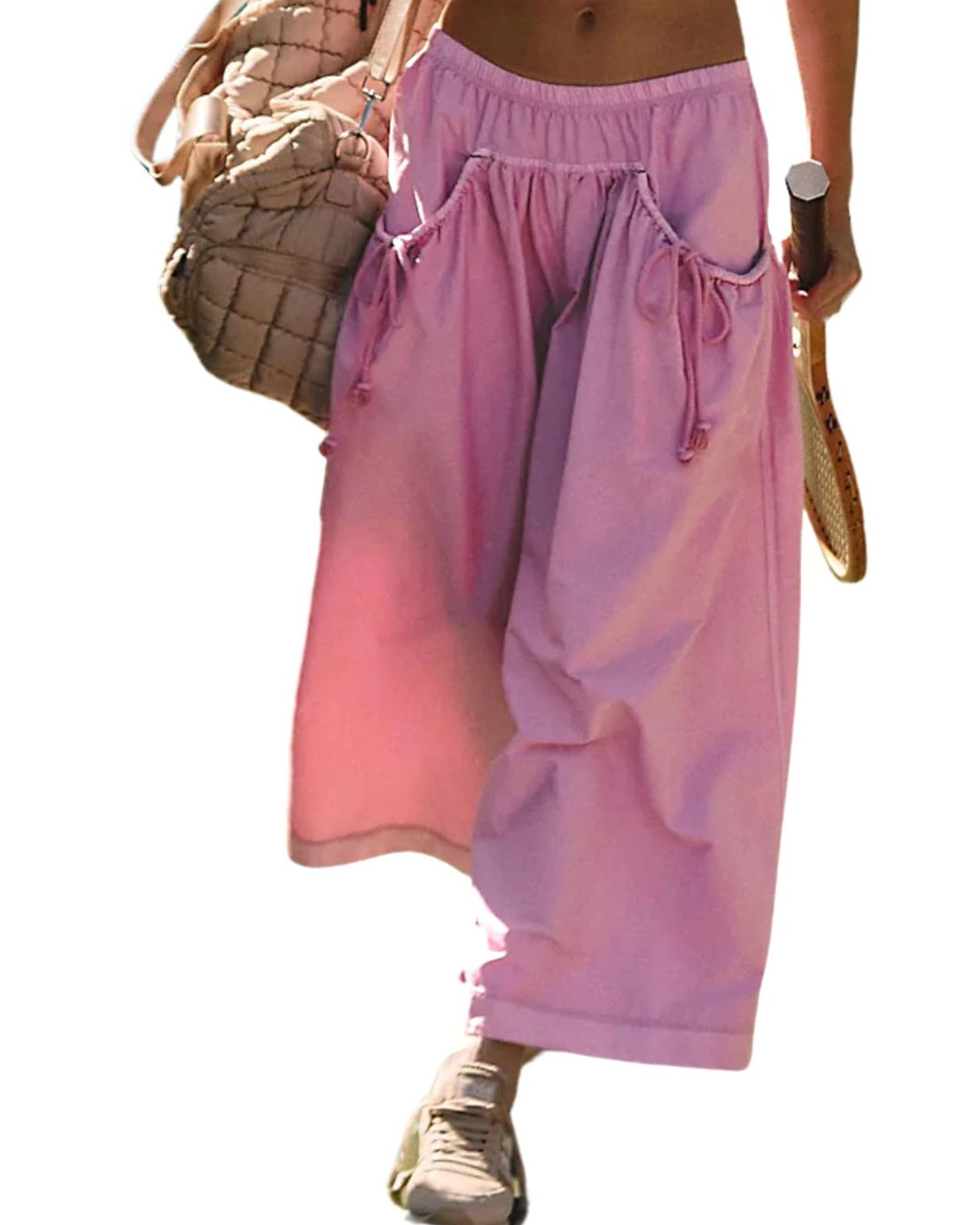 Fashionable Casual Flared Pants-Curvy-Faja