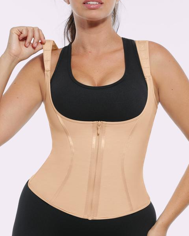 Tummy Control Body Shaping Latex Vest (Pre-Sale)