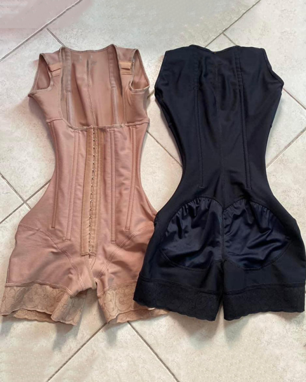 Buttoned Butt Lift Full Body Shaper