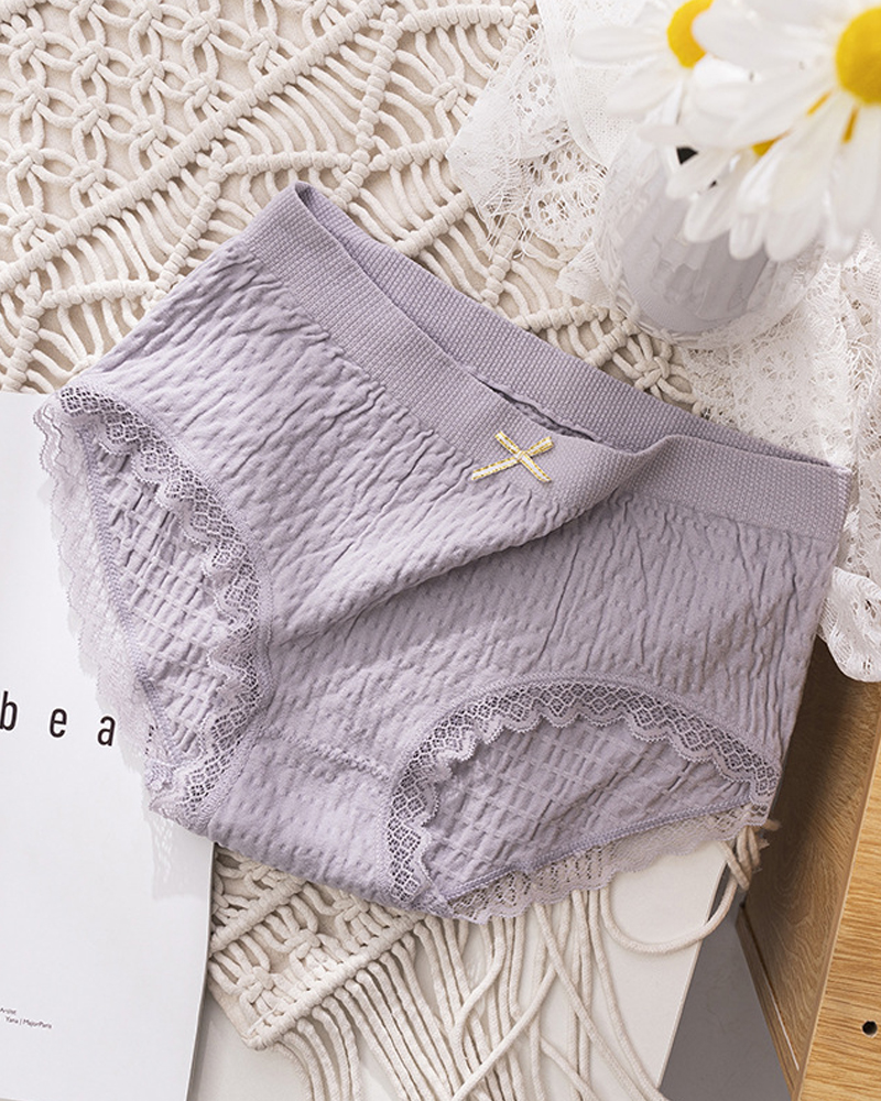 Pure Cotton Graphene Bubble Briefs-Curvy-Faja