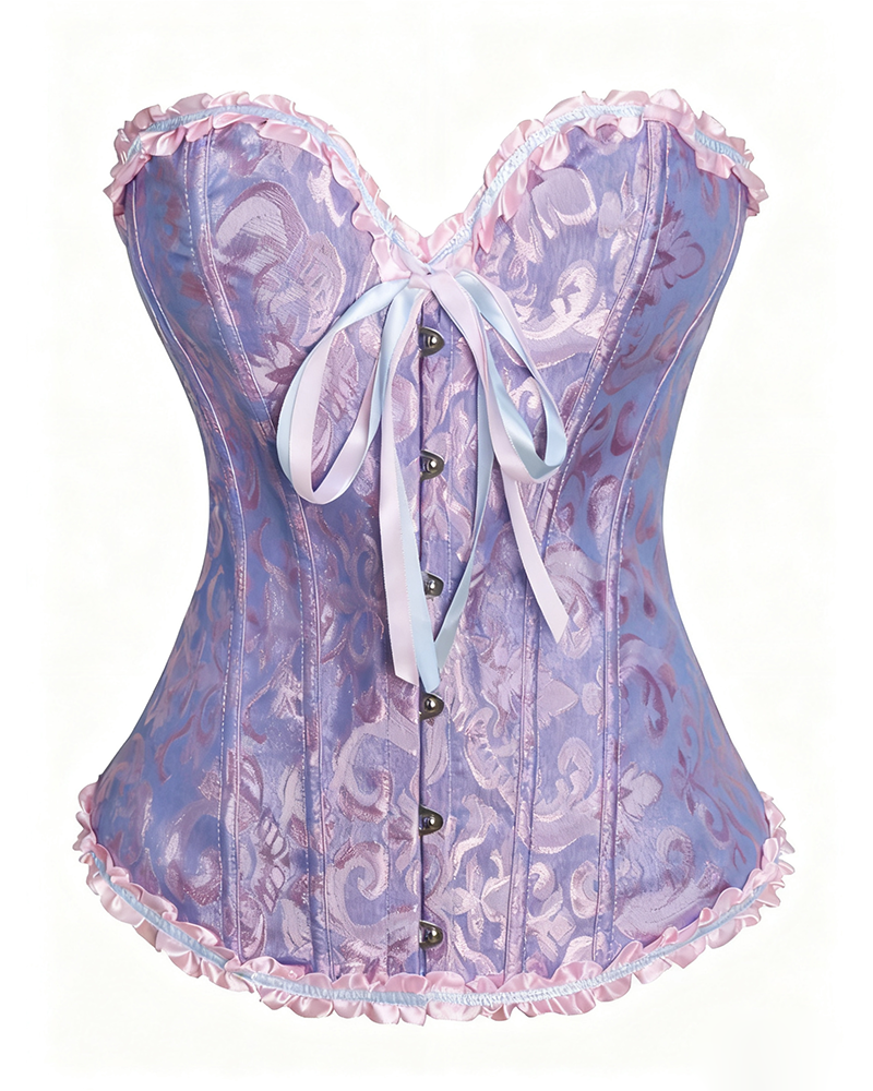 Lace-Up Waist Shaping Corset-Curvy-Faja