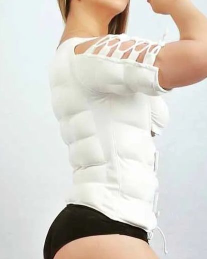 Women's Waist Trainer Tighten Lower Bust Corset Vest Steel Bones Hourglass Shapewear Inflatable