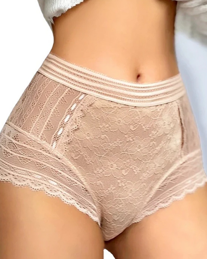 Plus Size Lace Panty-Curvy-Faja