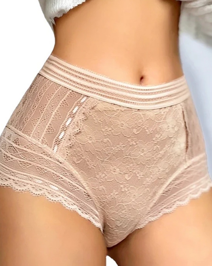 Plus Size Lace Panty-Curvy-Faja