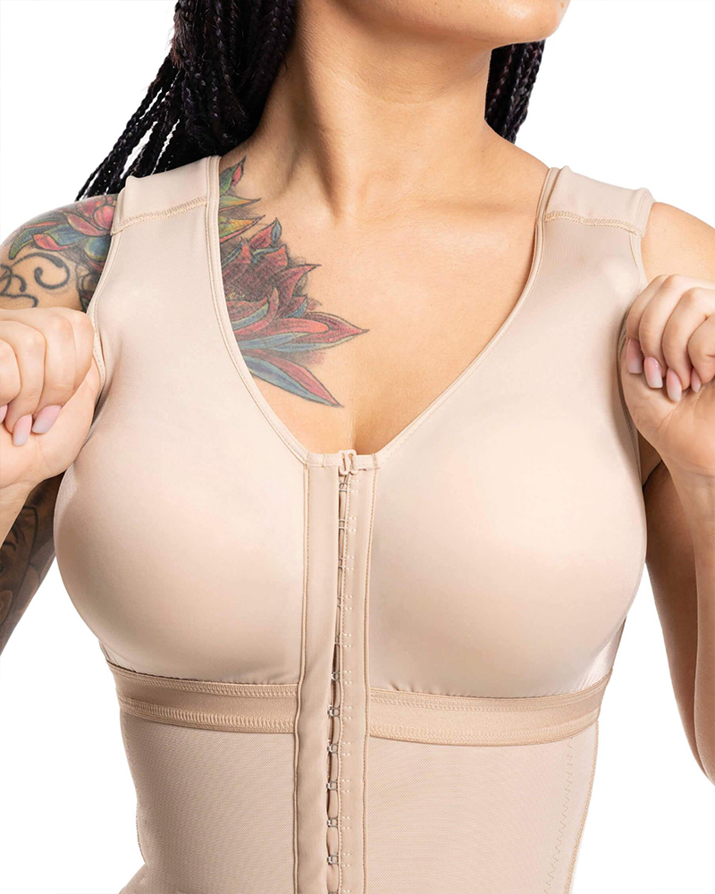 Adjustable Tummy Control Shapewear Fajas with Bra-Curvy-Faja