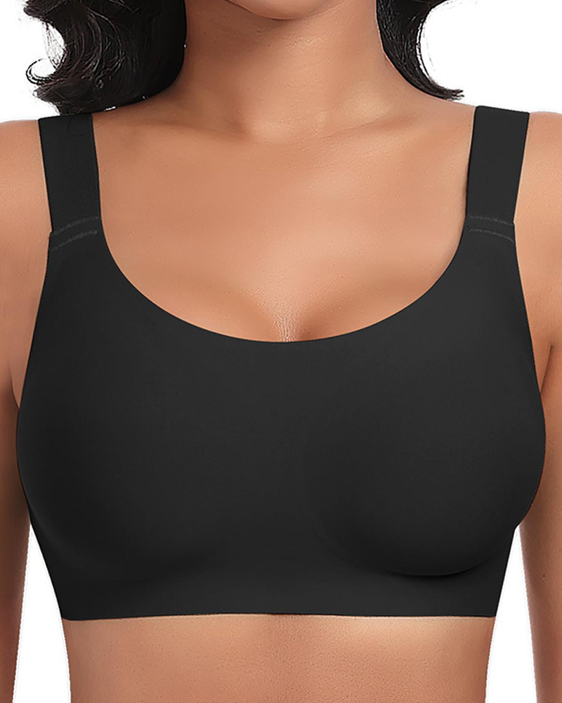 Seamless Comfort Jelly Strip Soft Support Wireless Bra