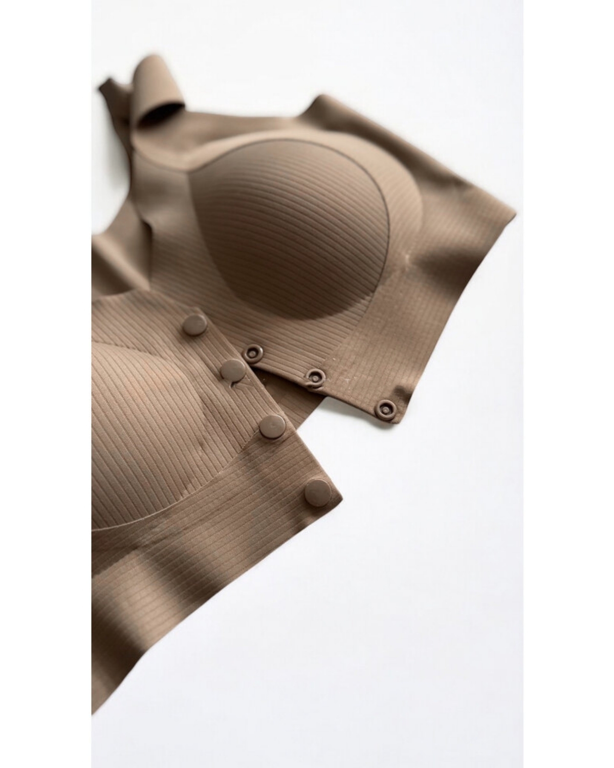 Laser Illusions Buttoned Bra-Curvy-Faja