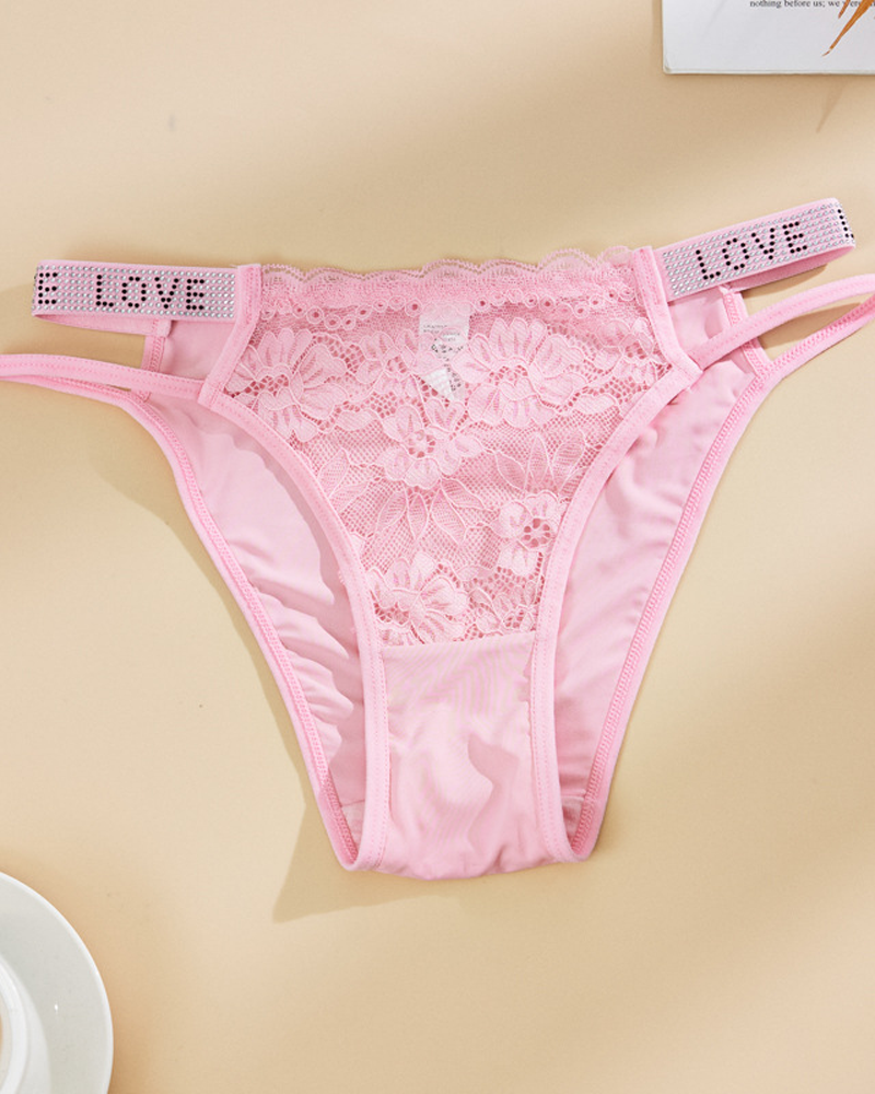 Sexy Multi-Layered Rhinestone Panties