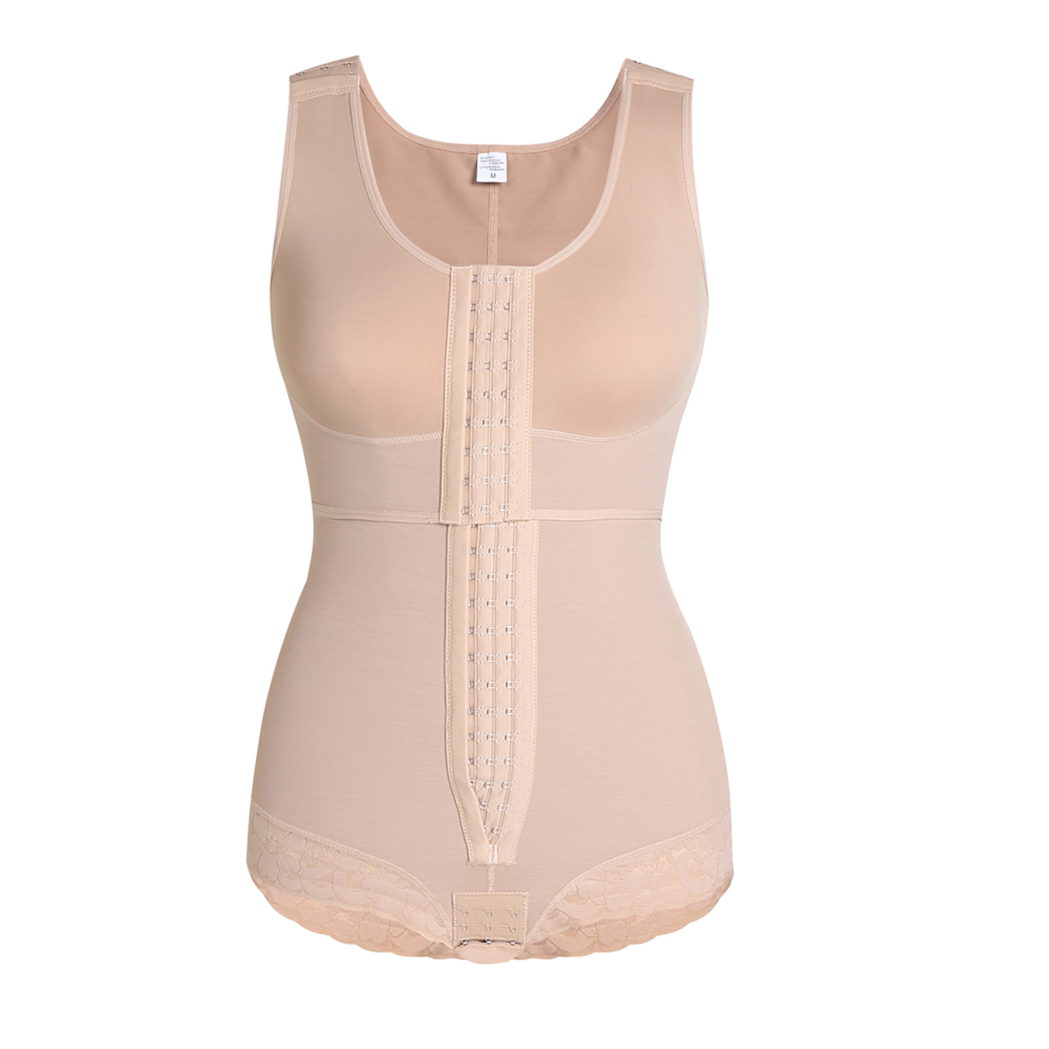 Butt Lifting Hook & Eye Tummy Control Slimming Body Shaper-Curvy-Faja