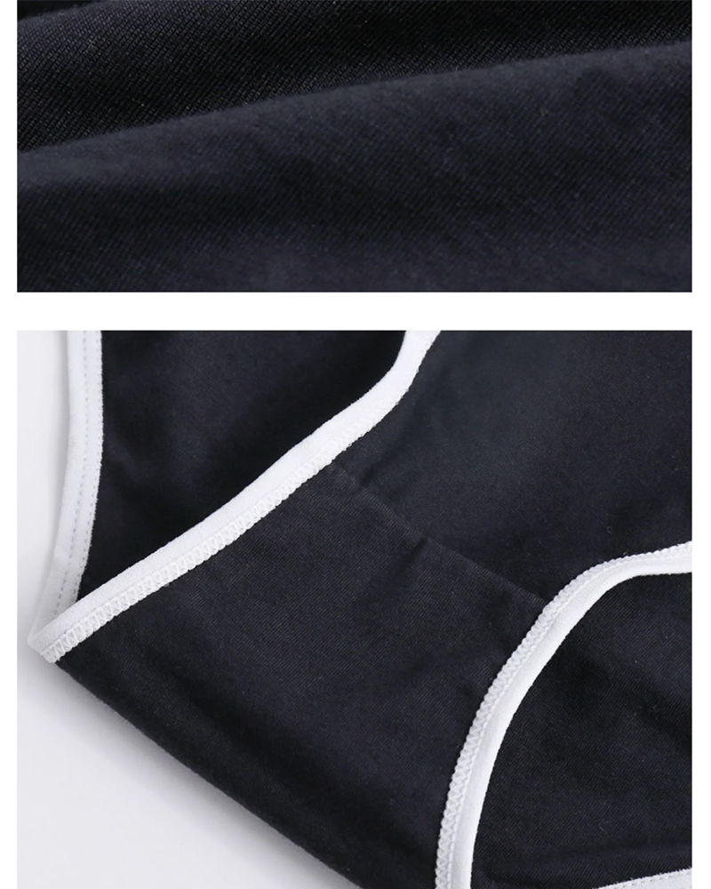 High Waist Cotton Crotch Sports Briefs