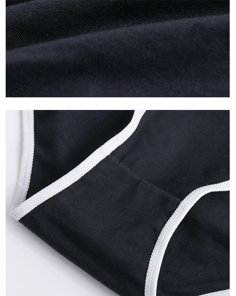 High Waist Cotton Crotch Sports Briefs