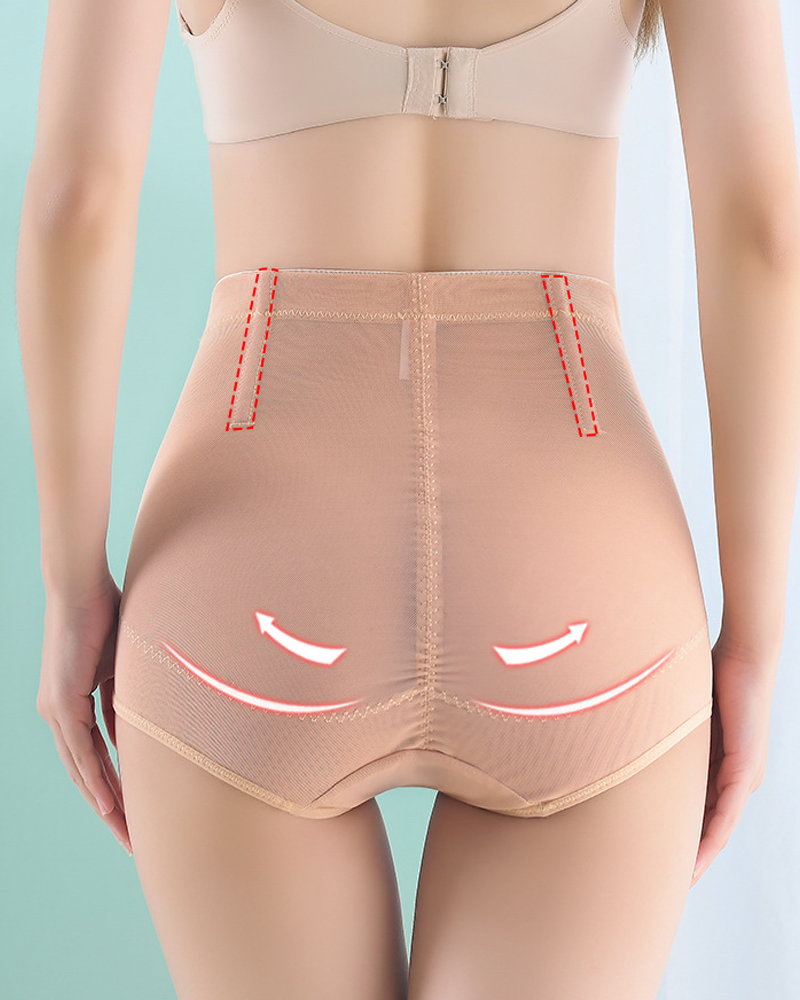 High Waisted Snap Button Postpartum Shaping Underwear