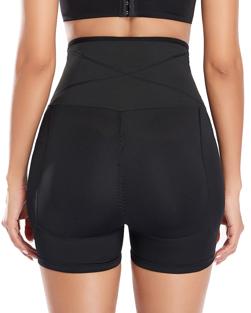 Buttock-Enhancing Hip-Lengthening Padded Waist-Slimming And Tummy-Cinching Shaping Pants