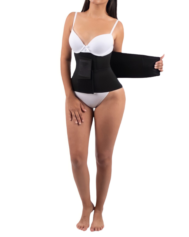 Waist Trainer Belt for Women, Waist Trimmer Weight Loss Belt, Sport Sweat Workout Body Shaper Sauna-Curvy-Faja