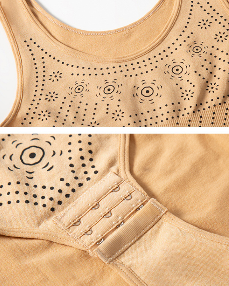 Backless Camisole Bottoming Tummy-Control Triangle One-Piece Body Shaper