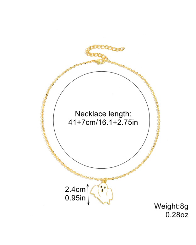 Halloween goth necklace