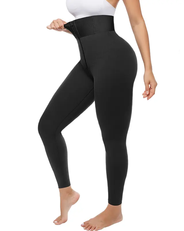 Shaping Leggings High-Waisted Pants-Curvy-Faja