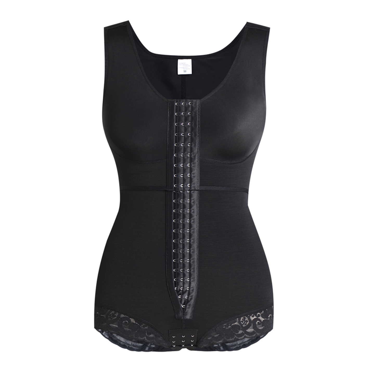 Butt Lifting Hook & Eye Tummy Control Slimming Body Shaper-Curvy-Faja