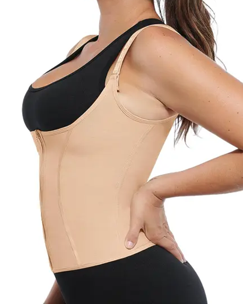 Tummy Control Body Shaping Latex Vest (Pre-Sale)