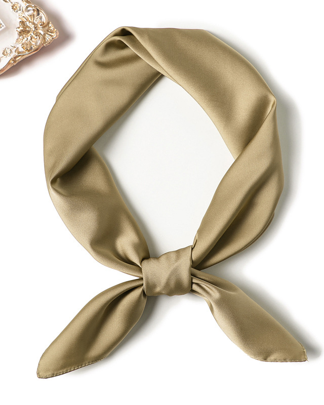 Simple Solid Color Square Scarf-Curvy-Faja