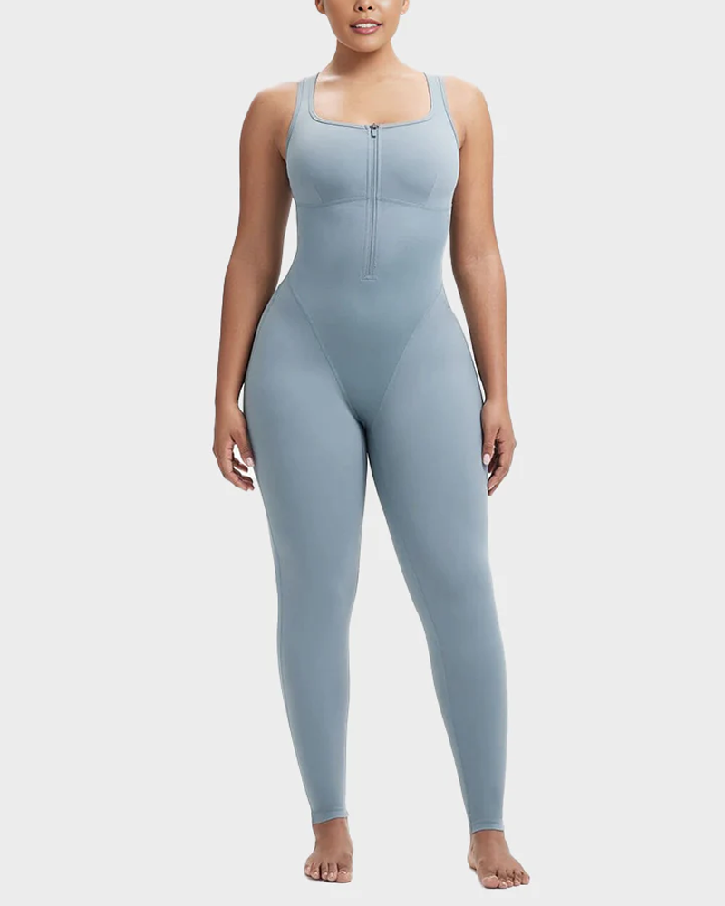 Shaping Sweat-Wicking Sauna-Style Sports Trousers Bodysuit (Pre-Sale)
