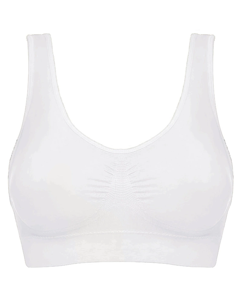 Wire-Free Plus-Size Sports Double-Layer Bra-Curvy-Faja