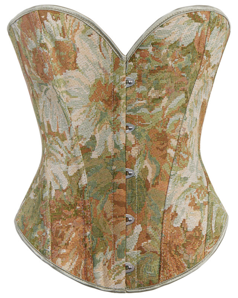 Retro Shaping Push-Up Fishbone Corset