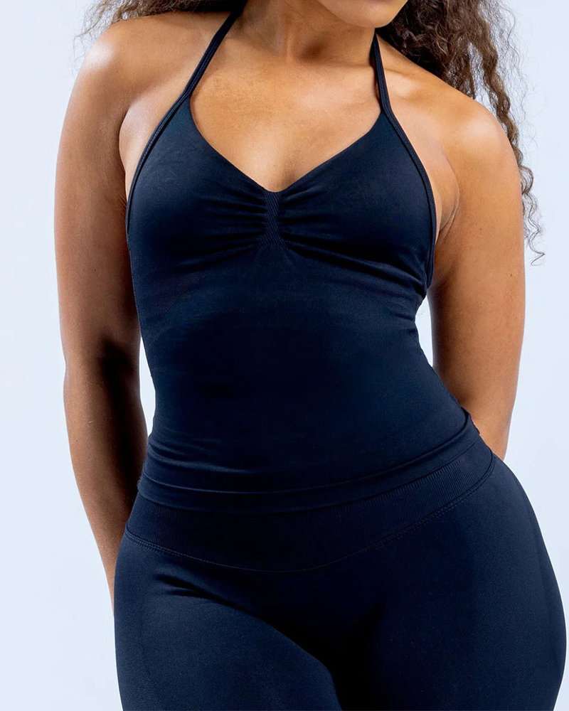 Seamless Back Fitness Yoga Camisole Top-Curvy-Faja