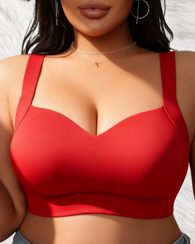 Plus-Size Seamless Push-Up Bra To Prevent Sagging