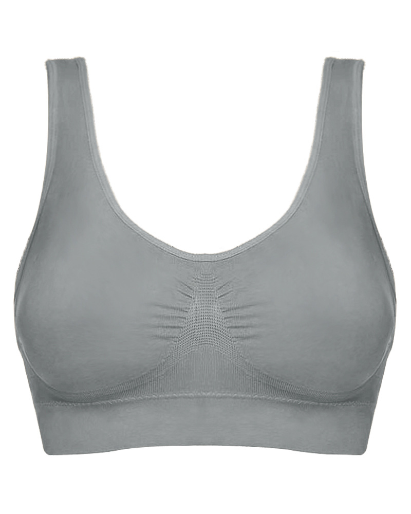 Wire-Free Plus-Size Sports Double-Layer Bra-Curvy-Faja
