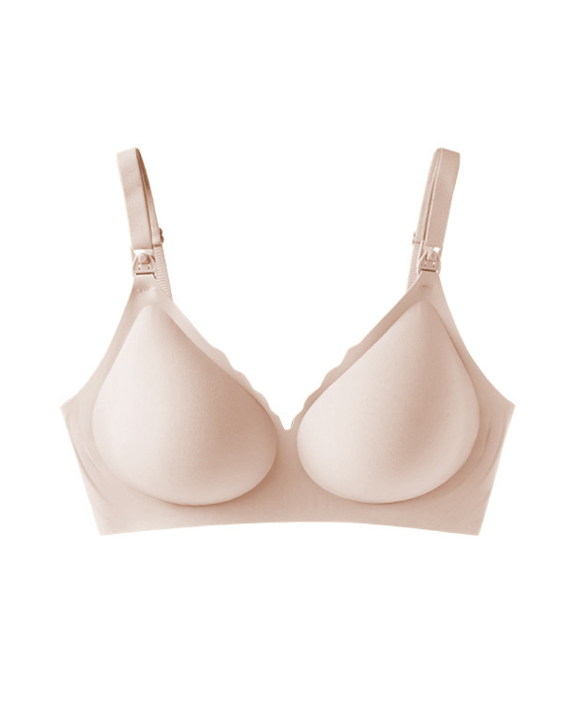 Jelly Support Comfort Seamless Wire-Free Maternity Nursing Bra