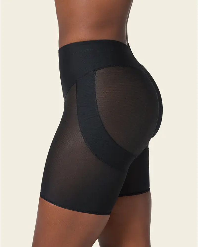 High Waist Mesh Butt Lifter Compression Shaper Shorts（Pre-Sale）