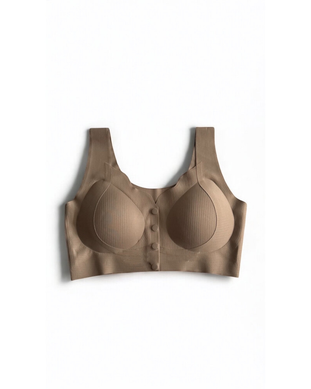 Laser Illusions Buttoned Bra-Curvy-Faja