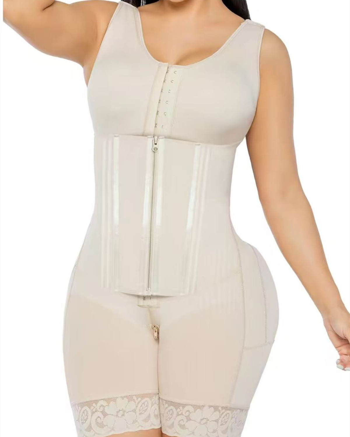 Double Pressure Chest Wrapping Belly Compression Breathable Body Shaper