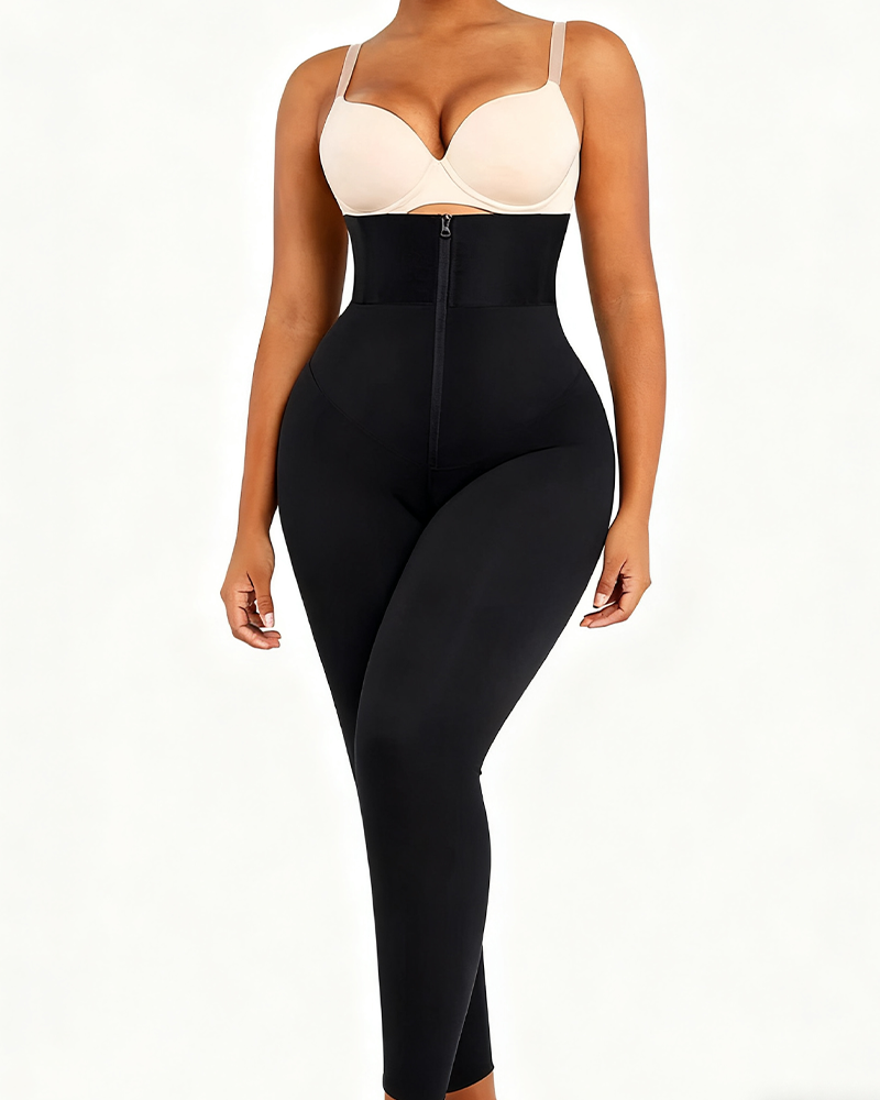 Shaping Leggings High-Waisted Pants-Curvy-Faja