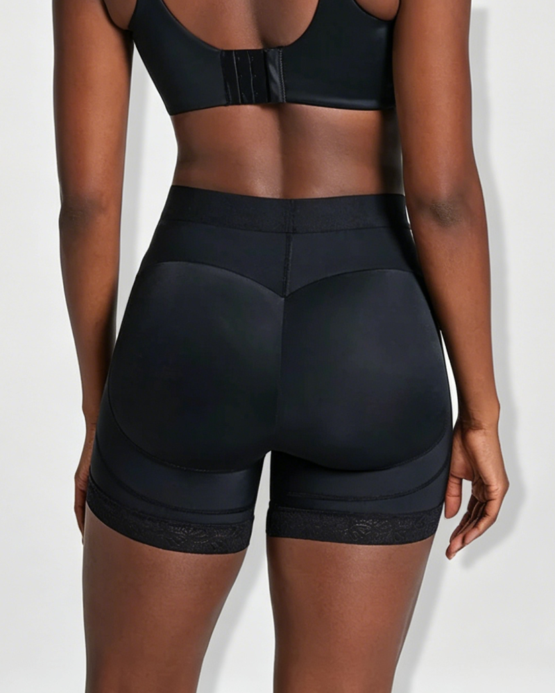 Natural Butt Lifter Shaping Shorts with Lace Trim（Pre-Sale）
