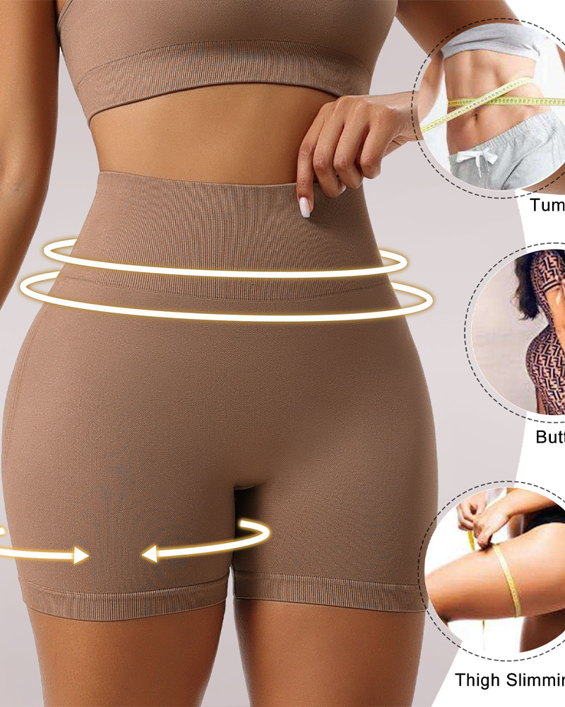 Mid-Waist Plus Size Tummy Control Underwear Buttock Lifting And Tummy Control Pants