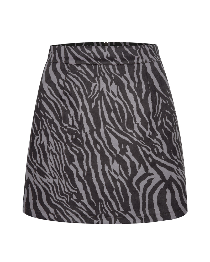 Leopard Print Sexy Hip Skirt (Pre-Sale)