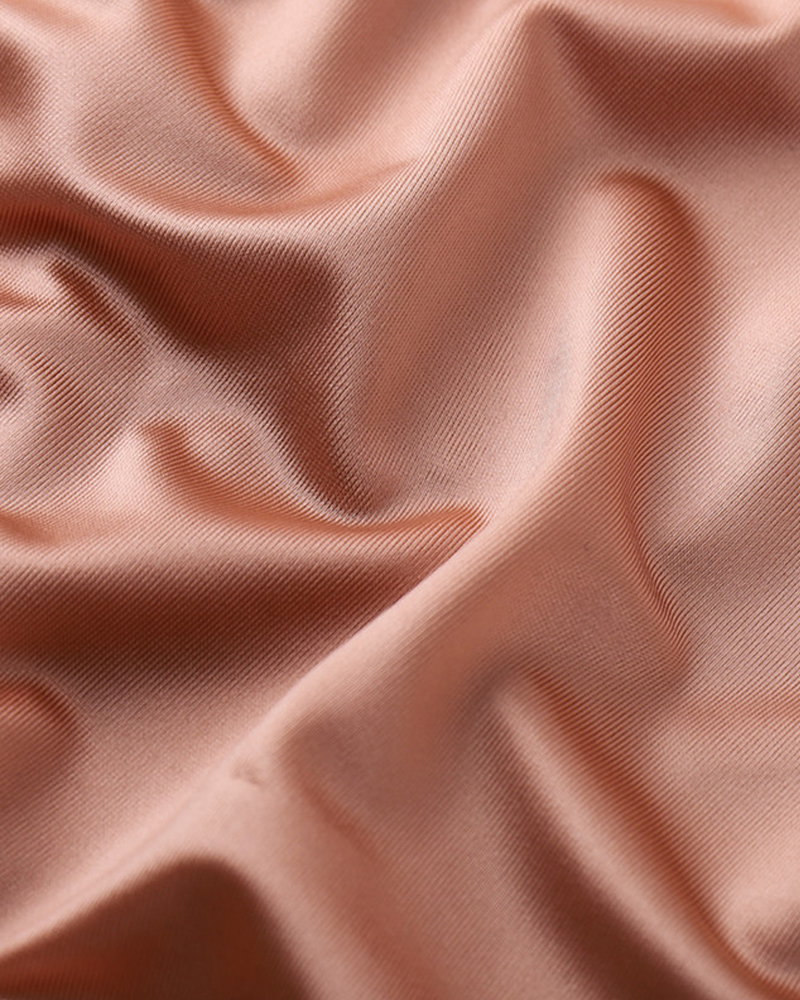 One-Piece Satin Seamless Cotton Crotch Briefs-Curvy-Faja