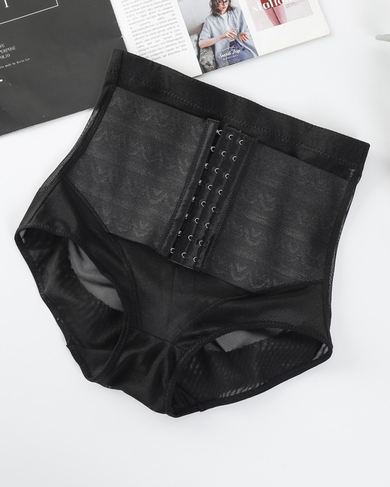 High Waisted Snap Button Postpartum Shaping Underwear