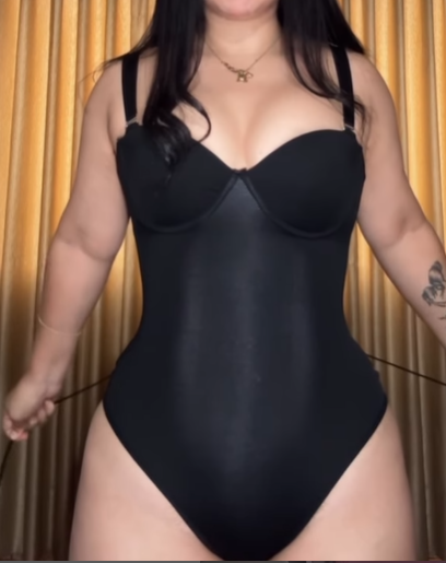 Back Lace-up Thong Seamless Shapewear Bodysuit (Pre-Sale)