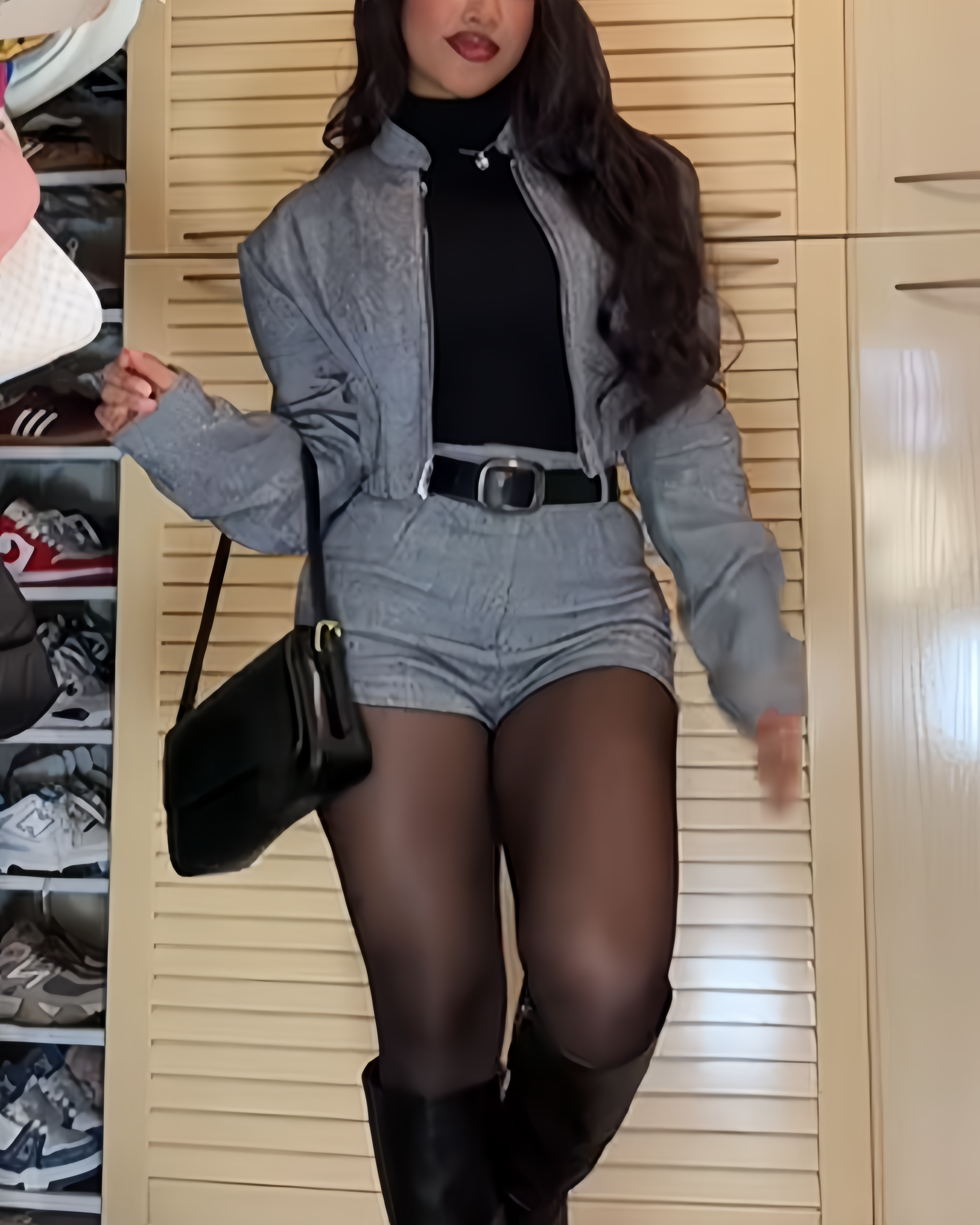 Urban Grey Suit Shorts Set (Pre-Sale)