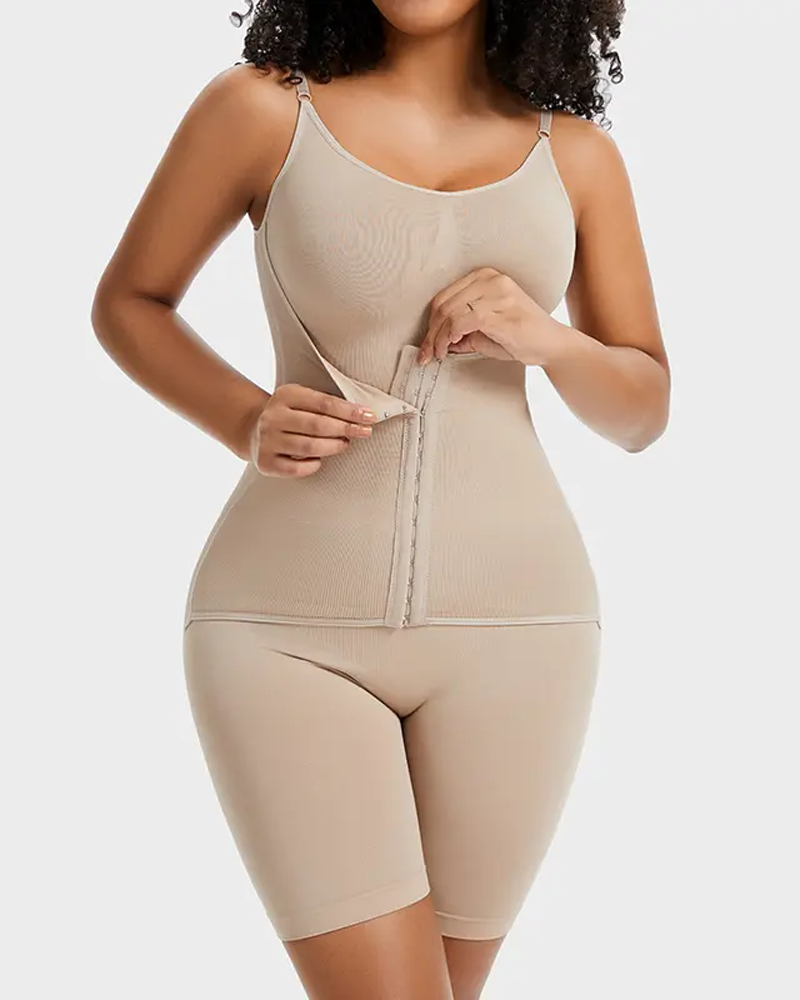 Seamless Double Layer Compression Tummy Control Butt Lifter Shaper（Pre-Sale）